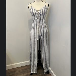 Aztec Pattern Maxi Romper